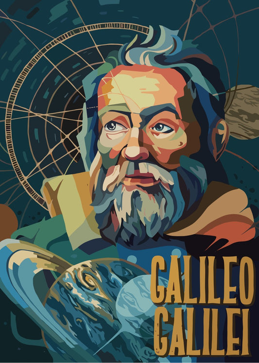 Galileo Galilei Portrait Planet Astro