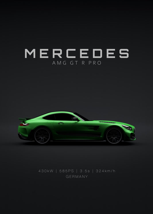 Mercedes AMG GT-R PRO Green
