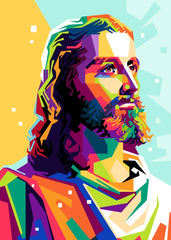 Jesus Portrait Pop Art