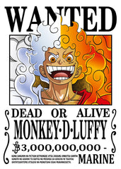 One Piece Monkey D Luffy Wanted