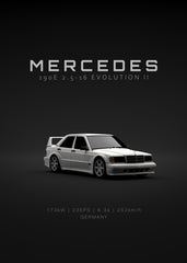Mercedes 190E EVO II - White 