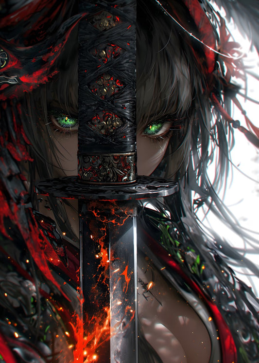 Blazing Eyes of the Warrior