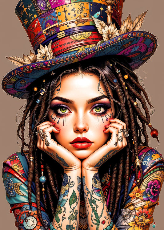 Beautiful magician