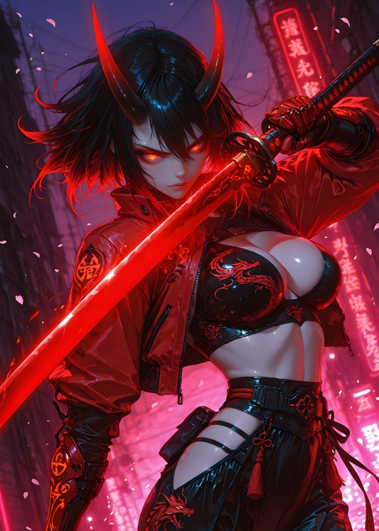 Blade of the Neon Oni
