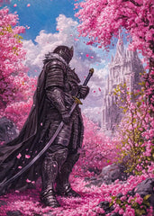 Black knight and castle