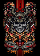 Samurai Skull Emblem