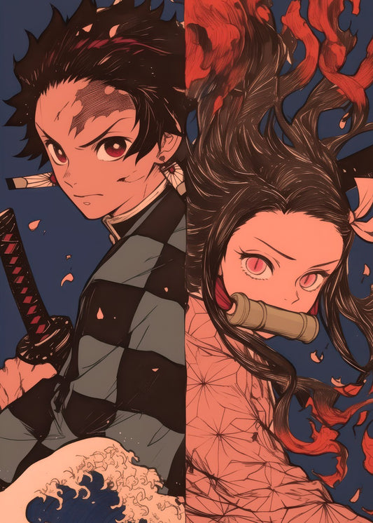 Tanjiro and Nezuko