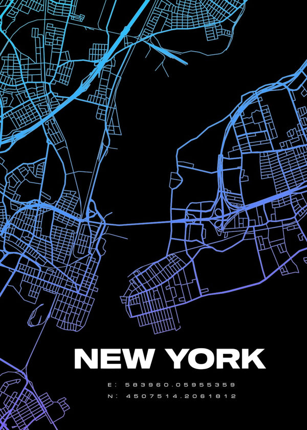 map New York