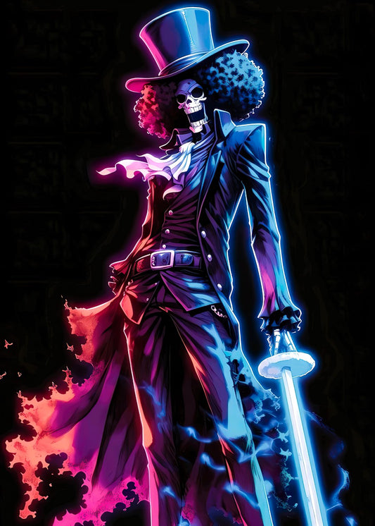 Brook neon art