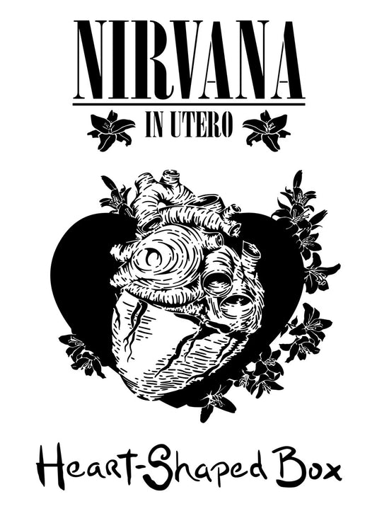 Nirvana In Utero Heart-Shaped 