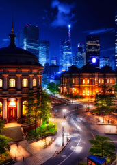 Nightview of a city