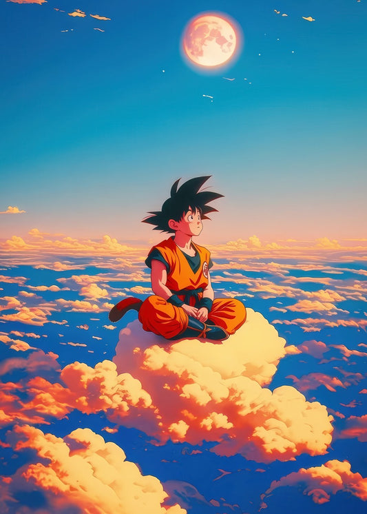 Goku on Flying Nimbus