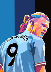 Erling Haaland wpap art