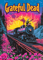 Grateful Dead Train Poster