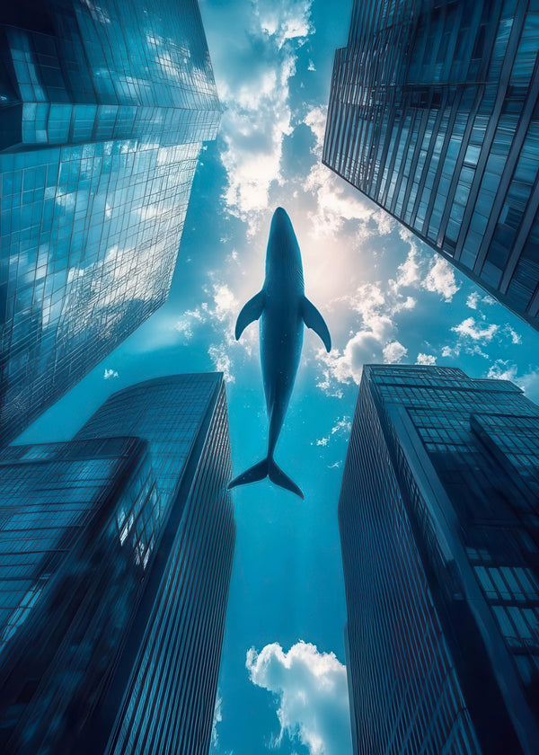 Whale in the City Sky