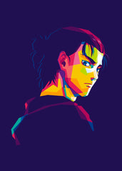 eren yeager pop art