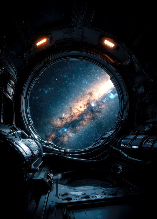 Galaxy View From Spacestation