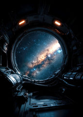 Galaxy View From Spacestation