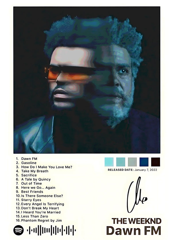 the weeknd dawn album cover