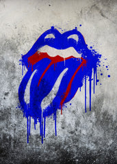 The Rolling Stones blue