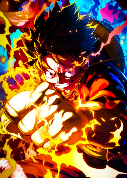 Urning Fist Luffy