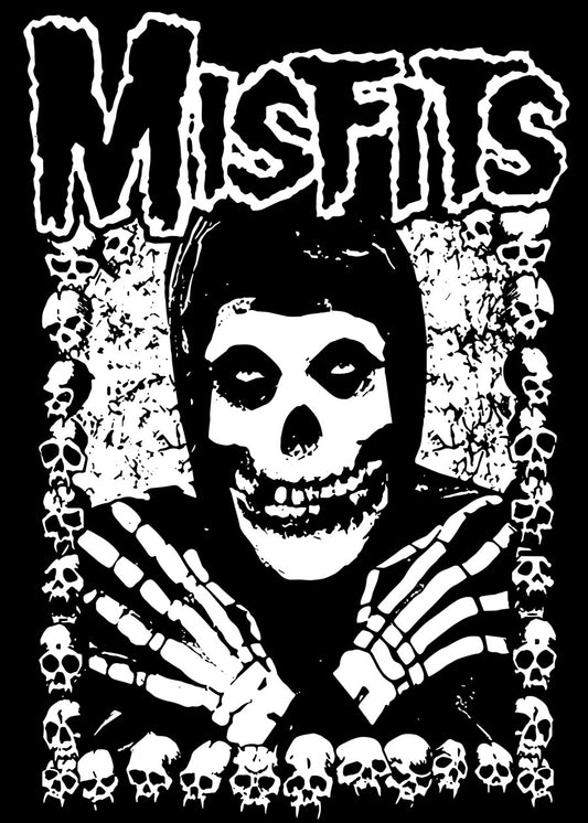 Misfits Fiend Skull Black and 