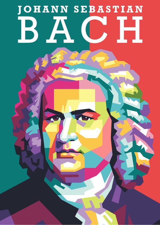 Johann Sebastian Bach Pop Art 