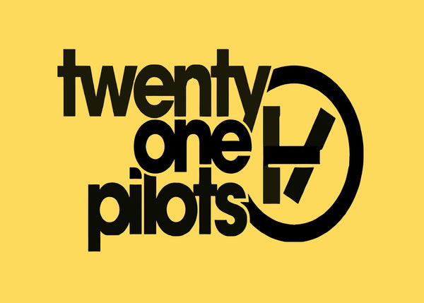 Twenty One Pilots Art Yellow and Black