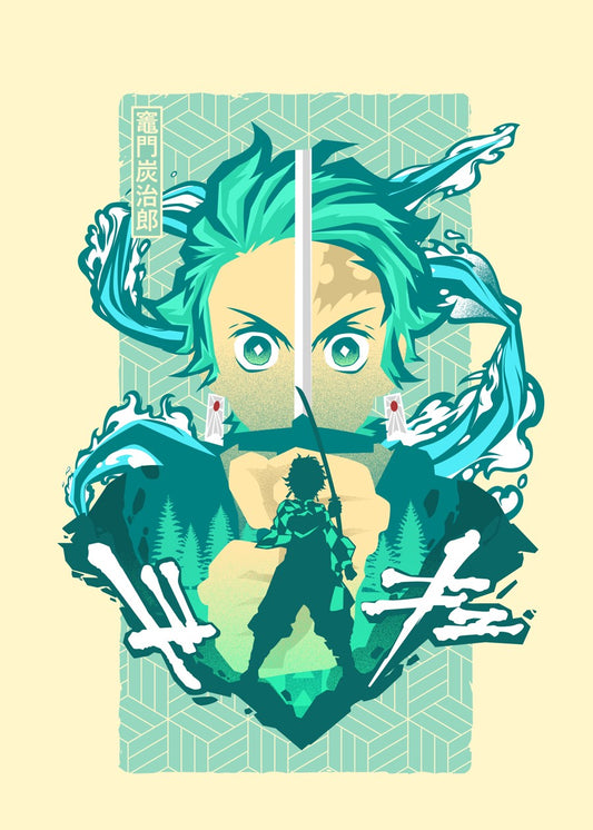 Tanjiro Shibori Demon Slayer 
