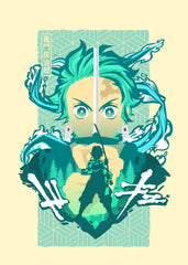 Tanjiro Shibori Demon Slayer 