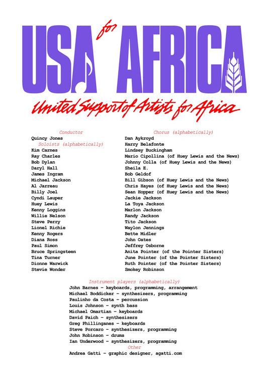 Usa For Africa violet
