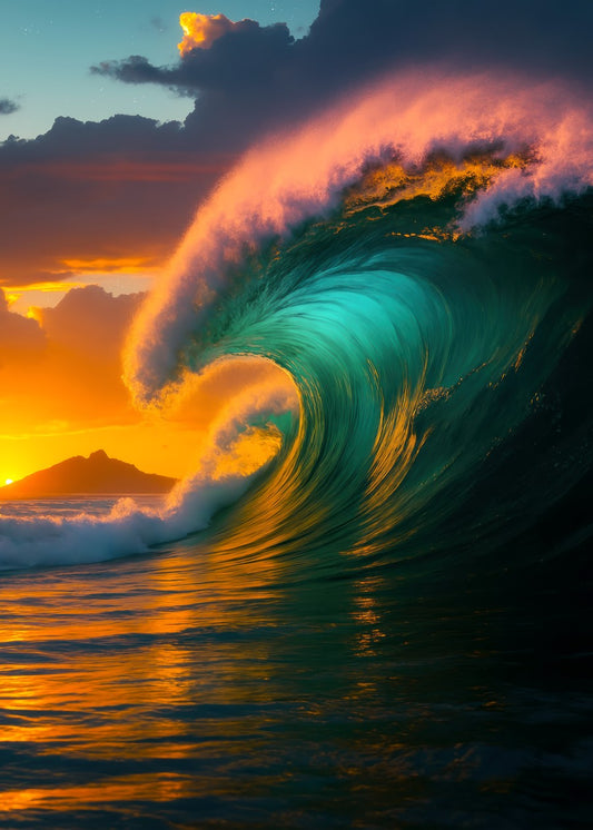 Colorful epic wave