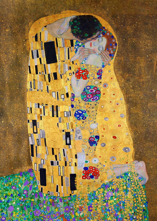 The Kiss 1908 painting