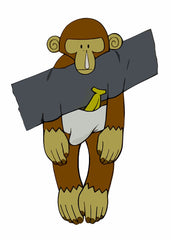 Funny Monkey Art