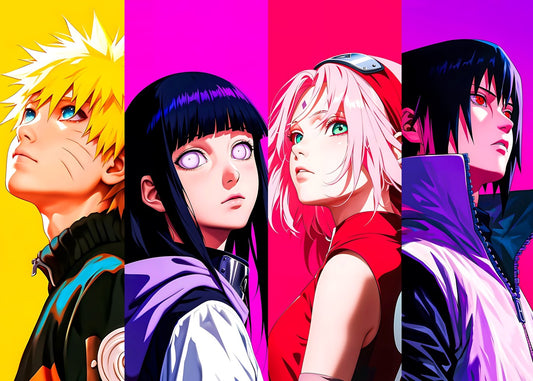 Naruto-Hinata-Sakura-Sasuke
