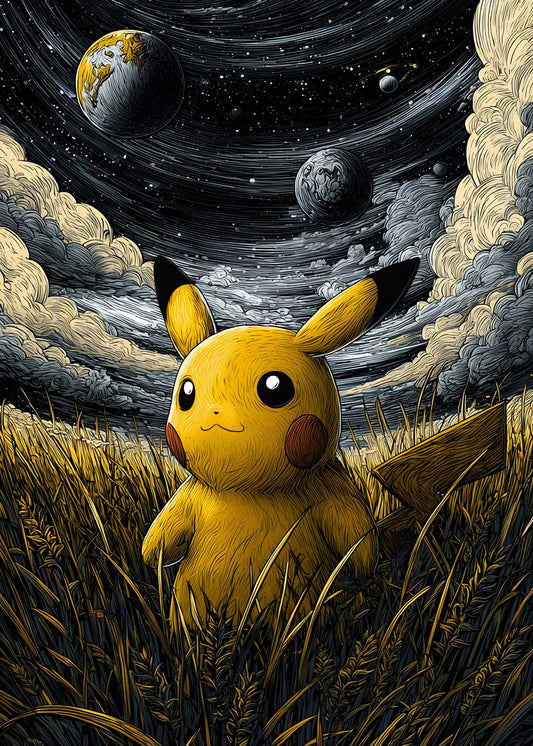 Pikachu in the Meadow