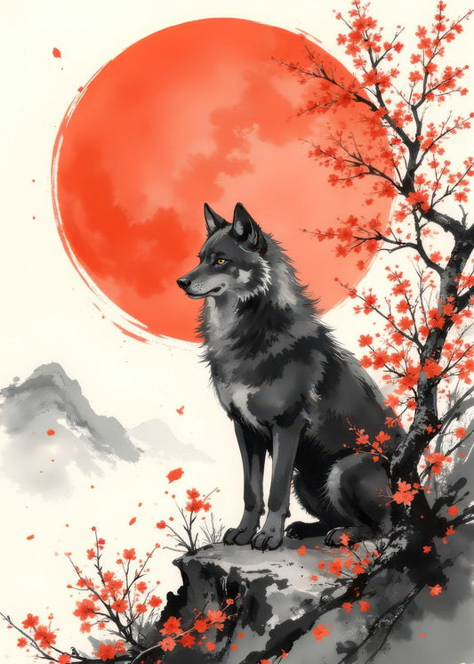 wolf art