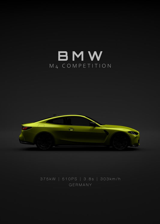 BMW M4 G82 2021 Yellow Specs