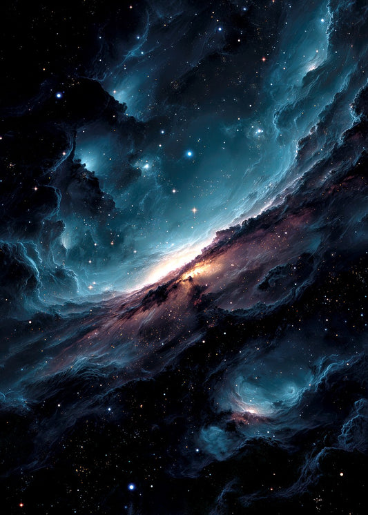 Sloping Nebua in Deep Space