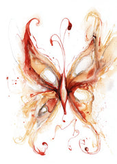 Watercolour butterfly 