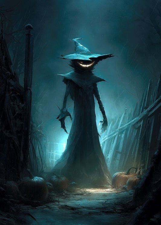 Scarecrow Witch Evil Grin