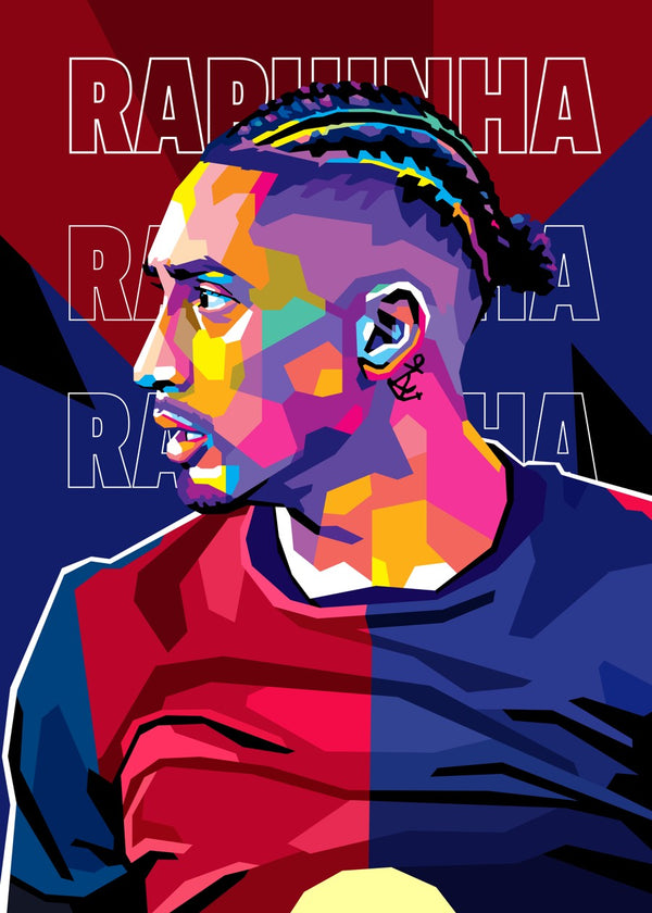 Raphinha in WPAP Style