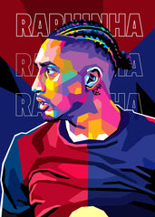 Raphinha in WPAP Style