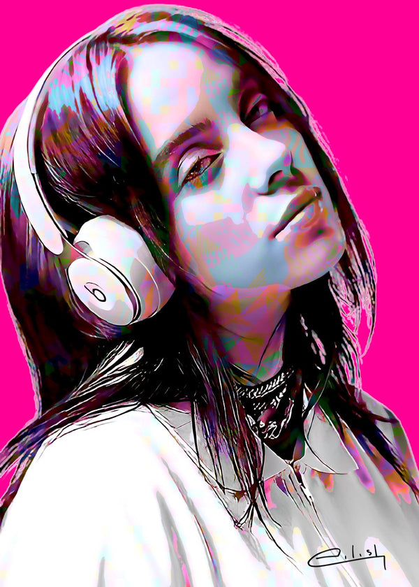 Billie Eilish Pop Art