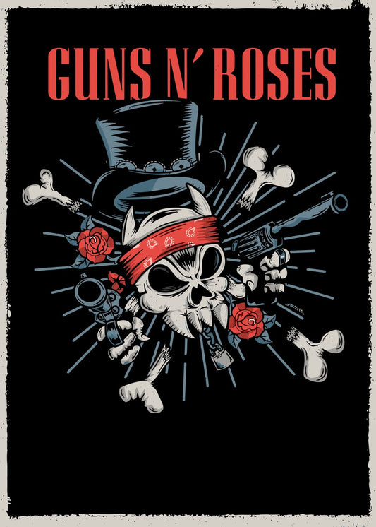 Guns N Roses Skeleton Head