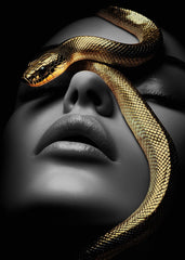 Golden Serpentine Embrace