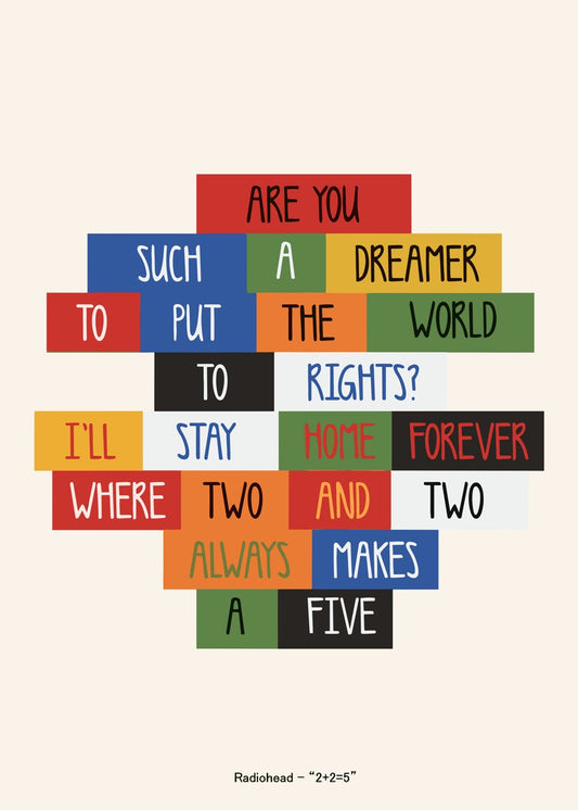Radiohead Lyrics Montage