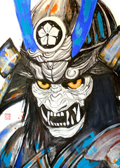 Monkey Samurai Oni mask