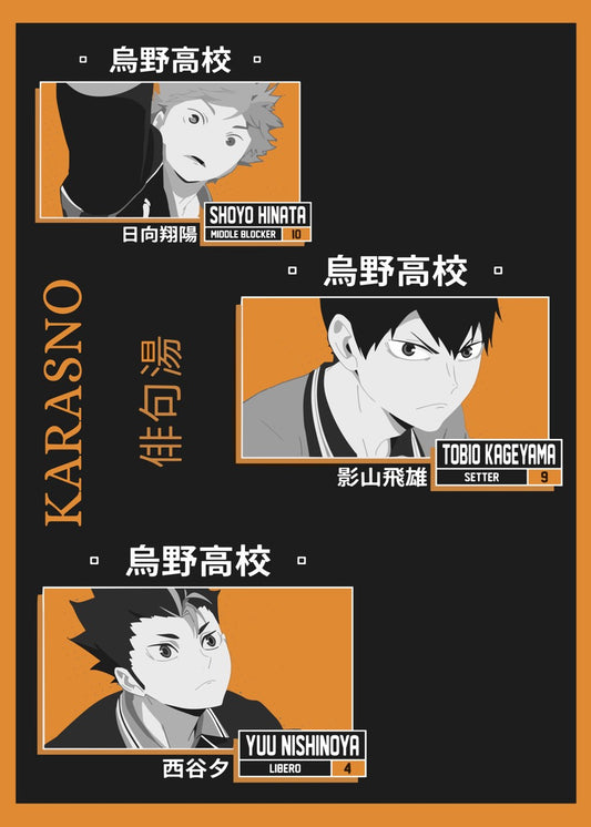 Karasuno's Power Trio