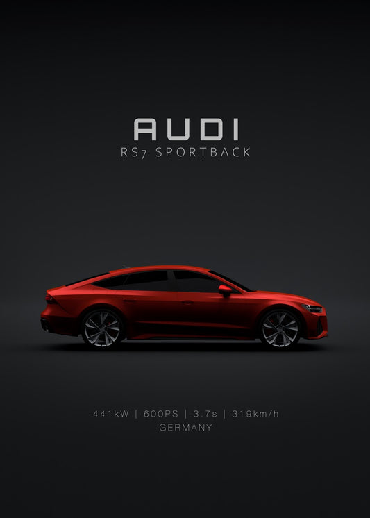 Audi RS7 Sportback 2020 Red